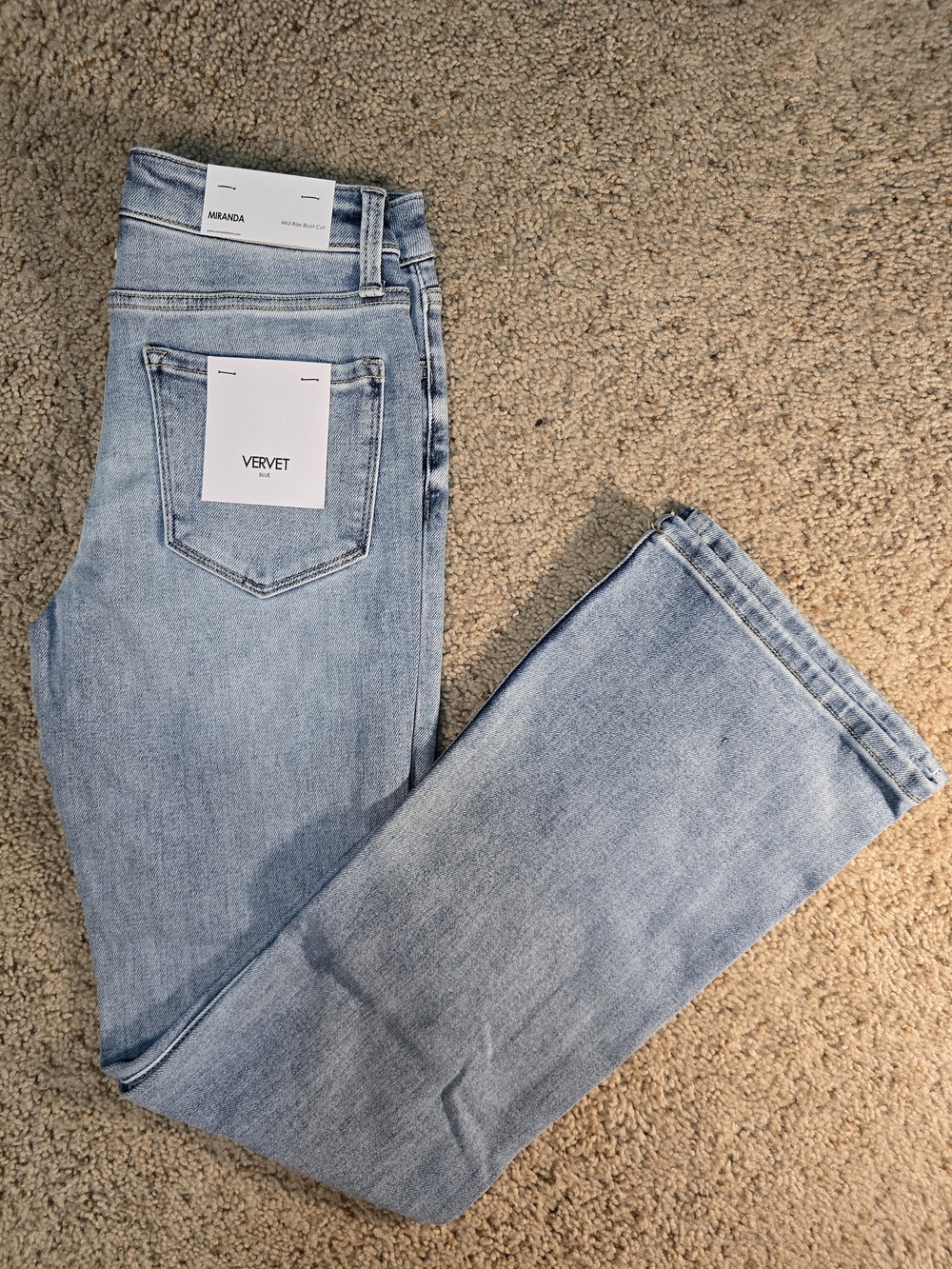 NWT Vervet by Flying Monkey "Miranda" Mid Rise Bootcut Jeans - Size 25/2 - Picture 4 of 10
